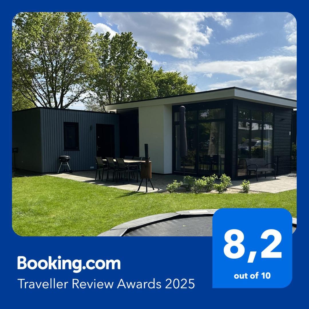 Badhoophuizen 6-Per Bungalow Veluwemeer Trampoline Hulshorst Exterior photo